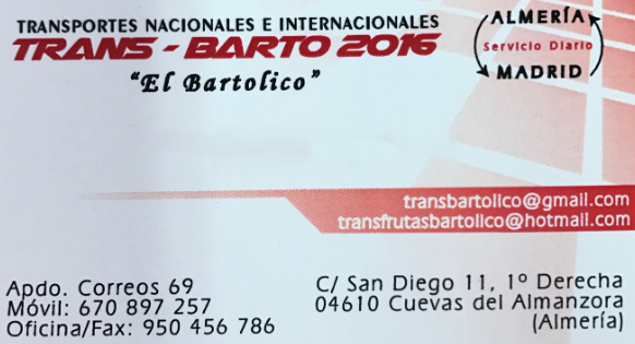 CONDUCTOR TRÁILER FRIGO LONA / TAUTLINER ALMERÍA